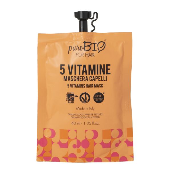 PUROBIO FOR HAIR MASCHERA ALLE 5 VITAMINE 40 ML
