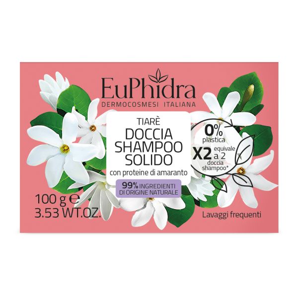 EUPHIDRA DOCCIA SHAMPOO SOLIDO TIARE' 100G