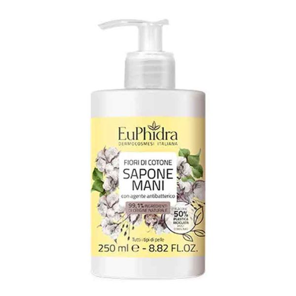EUPHIDRA SAPONE LIQUIDO FIORI DI COTONE 250 ML
