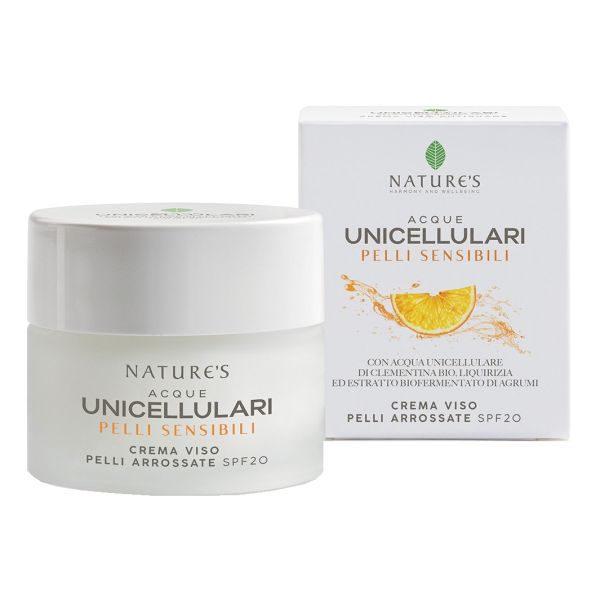 NATURE'S ACQUE UNICELLULARI CREMA VISO PELLI ARROSSATE 50 ML