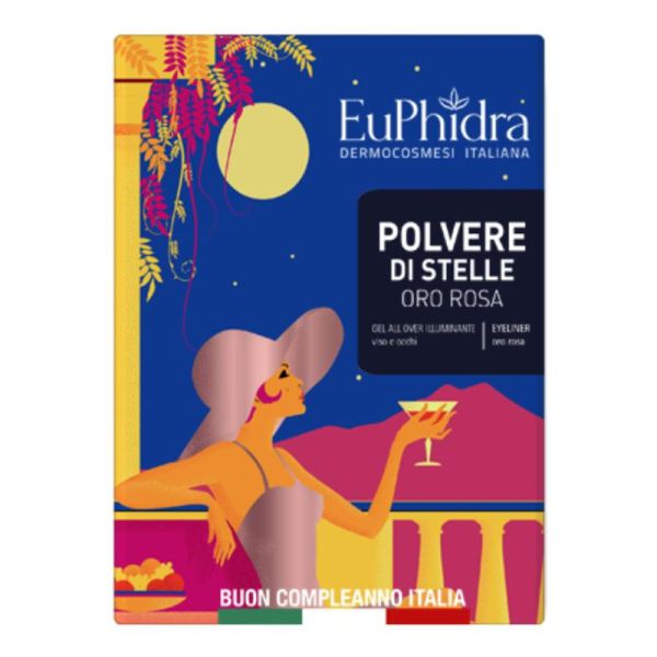 EUPHIDRA POLVERE DI STELLE 01 ORO COFANETTO EYE LINER + ALL OVER ILLUMINANTE