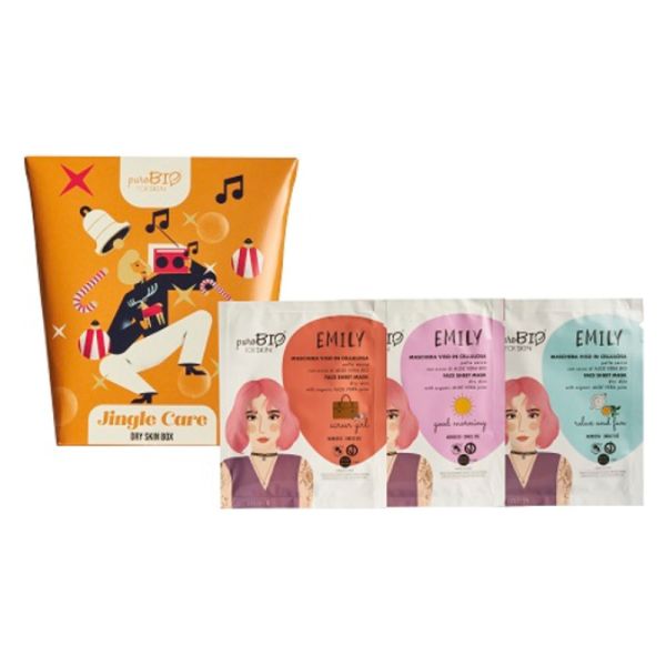 PUROBIO C DRY SKIN MASK BOX 3 MASCHERE IN TESSUTO EMILY