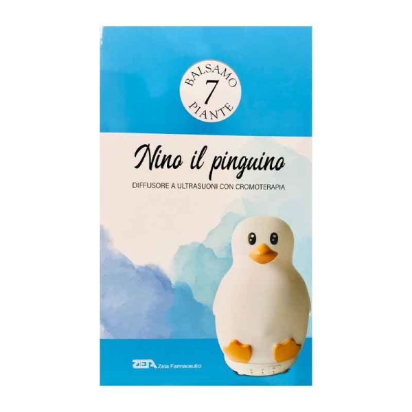 BALSAMO 7 PIANTE NINO IL PINGUINO DIFFUSORE AD ULTRASUONI CON  CROMOTERAPIA