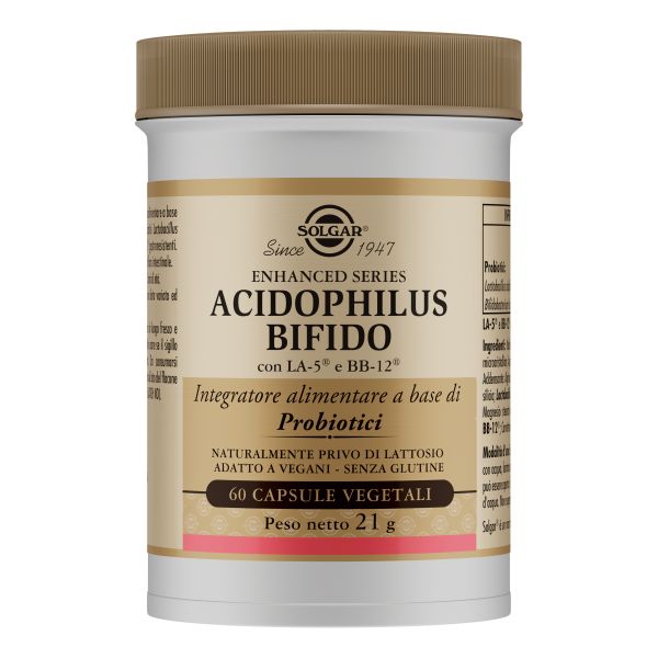 ACIDOPHILUS BIFIDO 60 CAPSULE SOLGAR