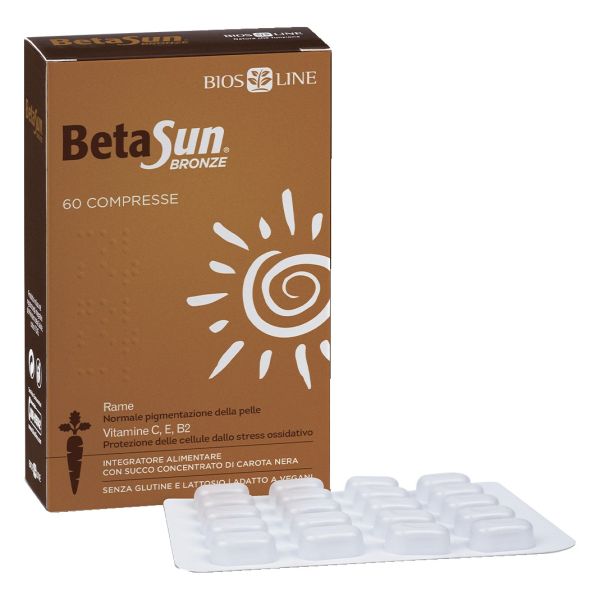 BIOSLINE BETASUN BRONZE 60 COMPRESSE