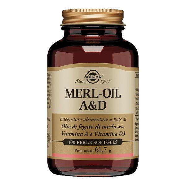MERL OIL A&D 100 PERLE SOFTGEL