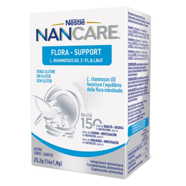 NESTLE' NANCARE FLORA SUPPORT 14 BUSTINE