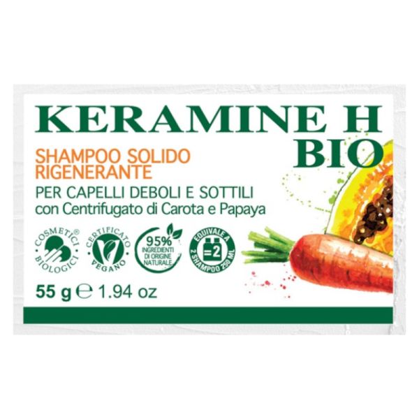 KERAMINE H BIO SHAMPPO SOLIDO RIGENERANTE