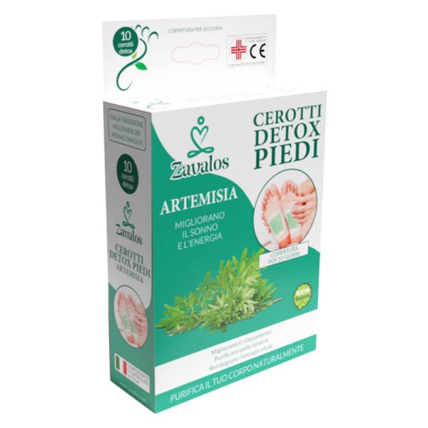 CEROTTI DETOX PIEDI ARTEMISIA 10 PEZZI