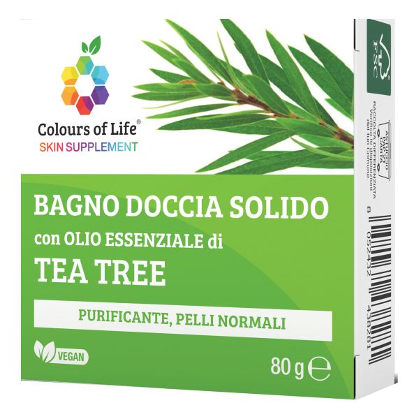 COLOURS OF LIFE TEA TREE BAGNO DOCCIA SOLIDO 80 G