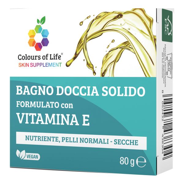 COLOURS OF LIFE VITAMINA E BAGNO DOCCIA SOLIDO 80 G
