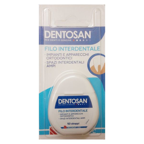 DENTOSAN FILO INTERDENTALE IMPIANTI 50 STRAPPI