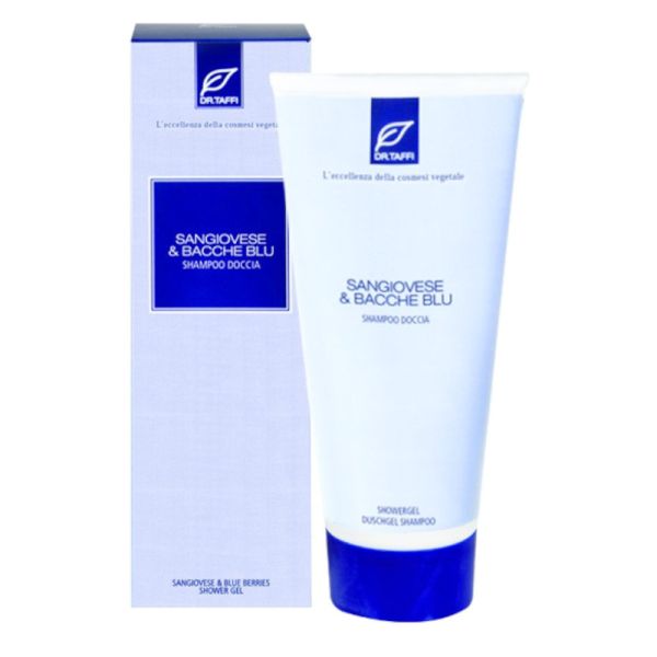 SHAMPOO DOCCIA UOMO SANGIOVESE E BACCHE BLU 200 ML