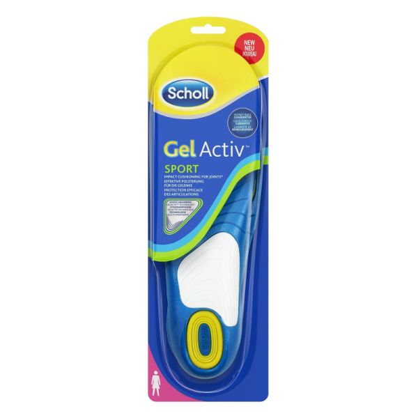 SCHOLL GEL ACTIV SPORT SOLETTA DONNA IN GEL