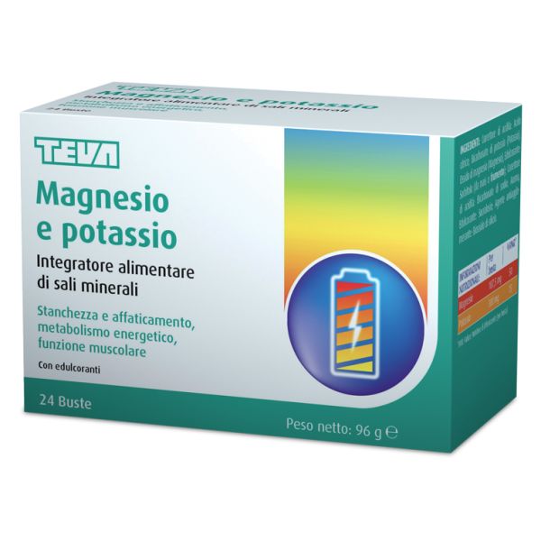 MAGNESIO POTASSIO TEVA 24 BUSTINE