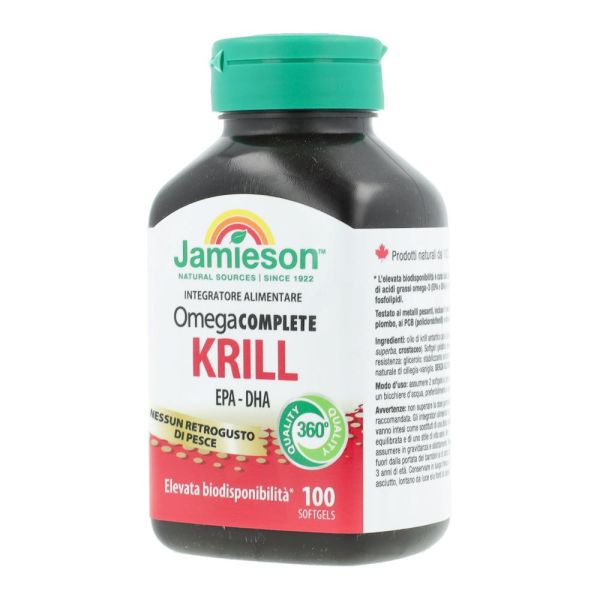 JAMIESON OMEGA COMPLETE PURE KRILL OIL 100 PERLE