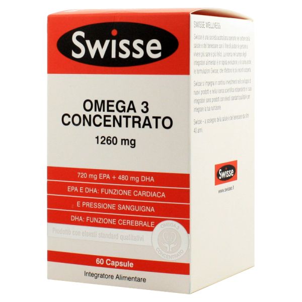 SWISSE OMEGA 3 CONCENTRATO 60CPS