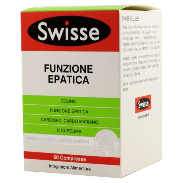 SWISSE FUNZIONE EPATICA 60 CPR