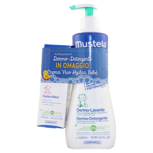 MUSTELA DERMO ml.500+HYDRA BEBE VIml.40