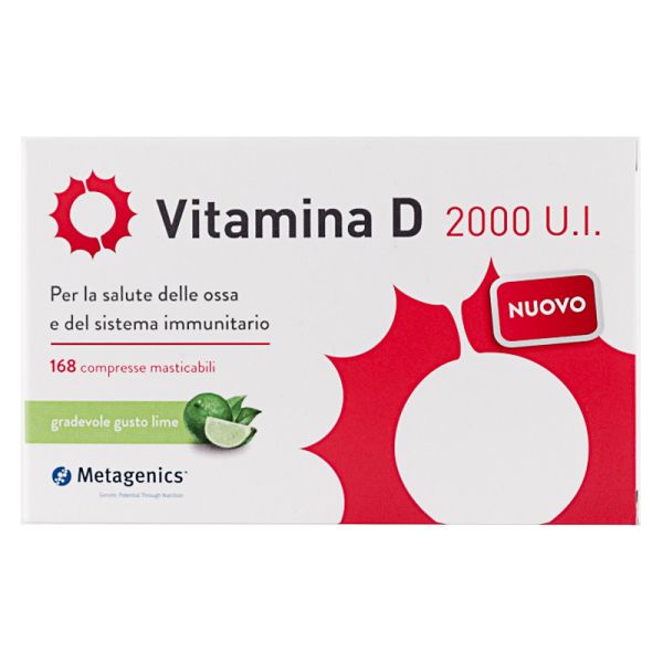 VITAMINA D 2000 U.I. 168 CPR MASTICABILI