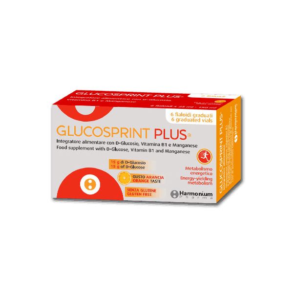 GLUCOSPRINT PLUS ARANCIA 6 FIALOIDI DA 25 ML