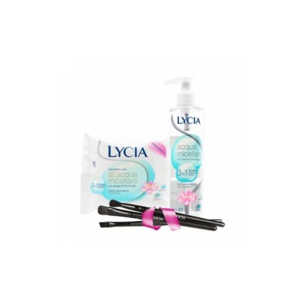 LYCIA KIT LET'S BEAUTY ACQUA MICELLARE + SALVIETTE