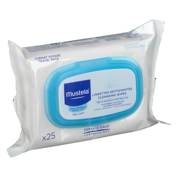 MUSTELA SALVIETTE VISO 25 PZ