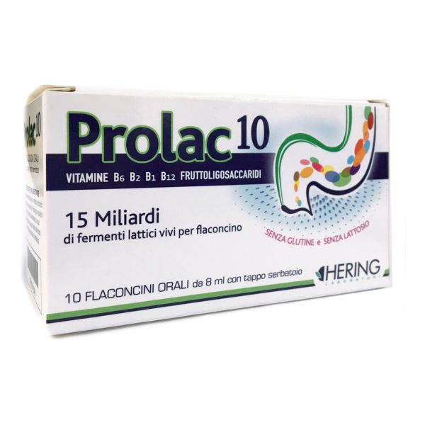 PROLAC 10 FERMENTI LATTICI 10 FLACONCINI DA 8 ML