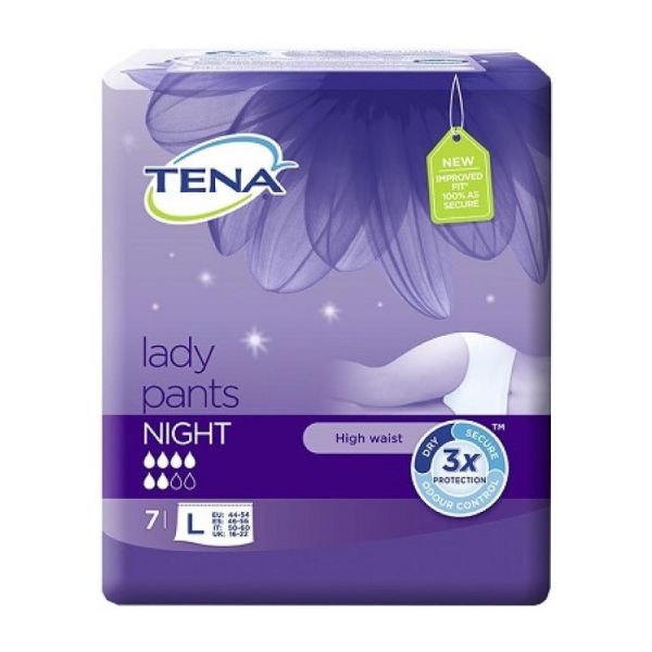 TENA LADY PANTS NIGHT L 7 PZ