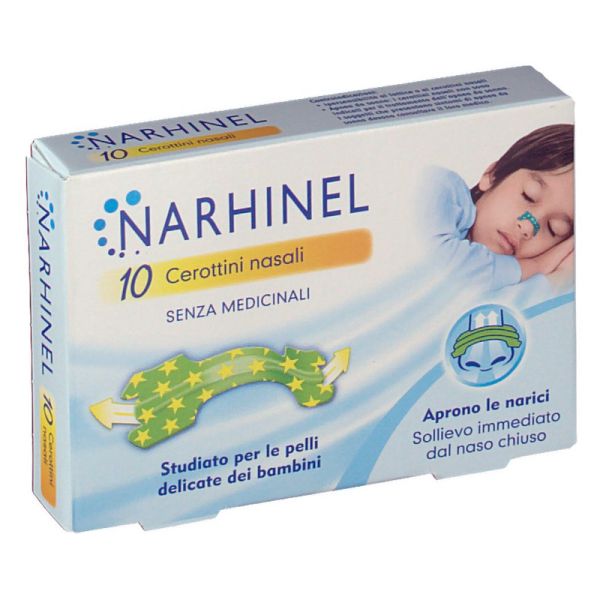 NARHINEL CEROTTINI NASALI BAMBINI 10 PZ