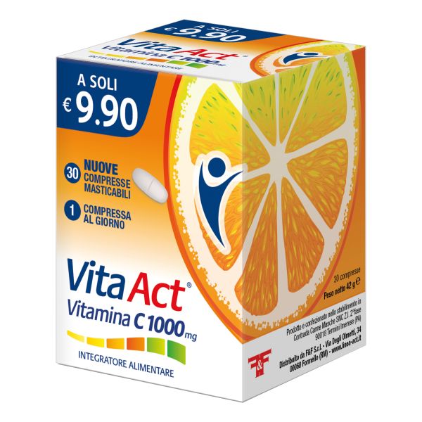 VITA ACT VITAMINA C 1000 30 COMPRESSE MASTICABILI