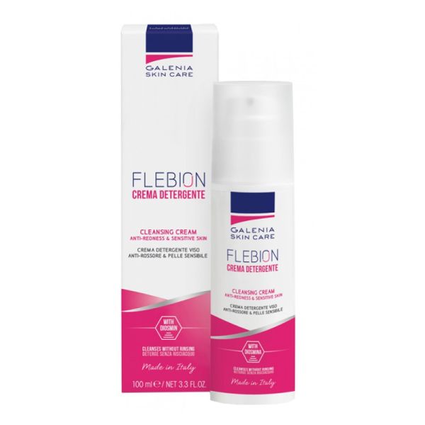 FLEBION CREMA DETERGENTE VISO ANTI-ROSSORE E PELLE SENSIBILE 100 ML