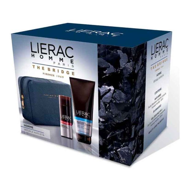 COFFRET LIERAC THE BRIDGE HOMME ANTI RUGHE 50 ML + 200 ML