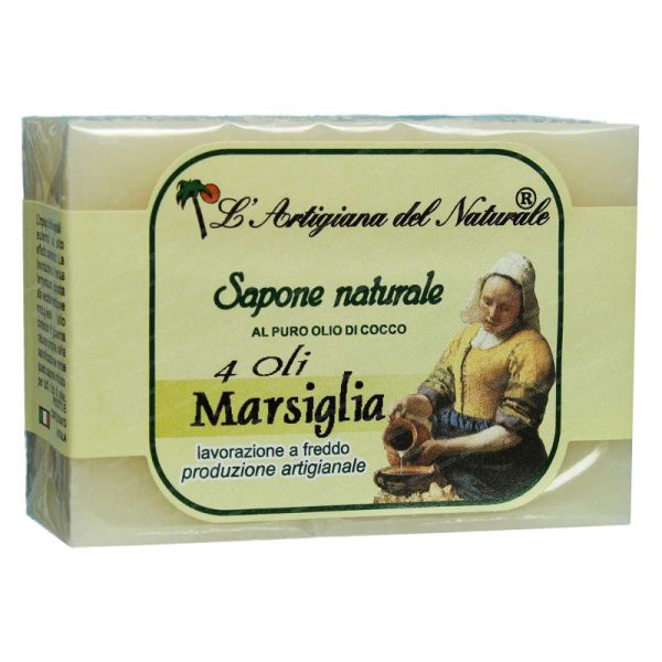 L'ARTIGIANA DEL NATURALE SAPONE MARSIGLIA 4 OLI SFUSO 200 G