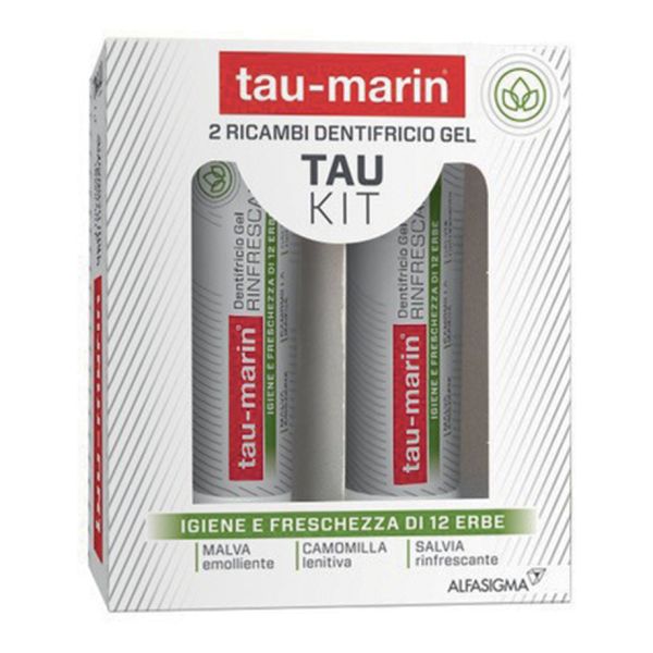 TAU-MARIN DENTIFRICIO GEL RINFRESCANTE 2 PEZZZI