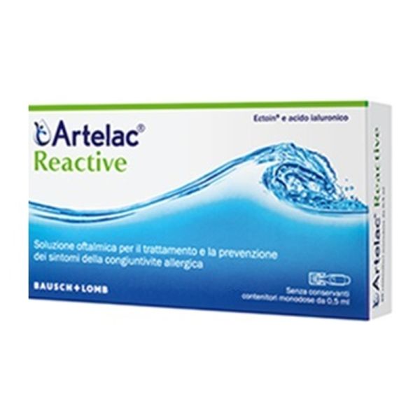 ARTELAC REACTIVE SOLUZIONE OFTALMICA MONODOSE 10 UNITA' DA 0,5 ML