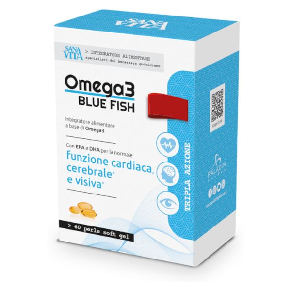 SANAVITA OMEGA 3 BLUE FISH 60 CAPSULE SANA VITA