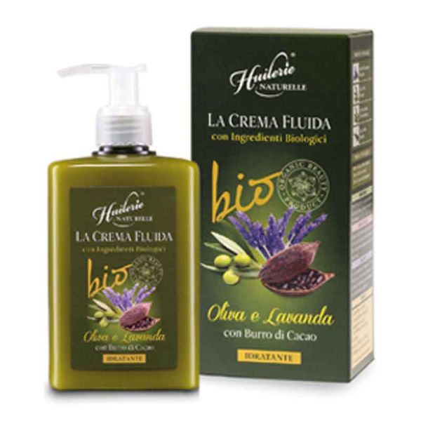 HUILERIE CREMA FLUIDA OLIO D'OLIVA E LAVANDA 300ML