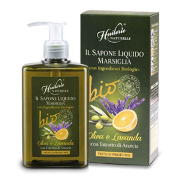 HUILERIE SAPONE LIQUIDO OLIO D'OLIVA E LAVANDA 300ML