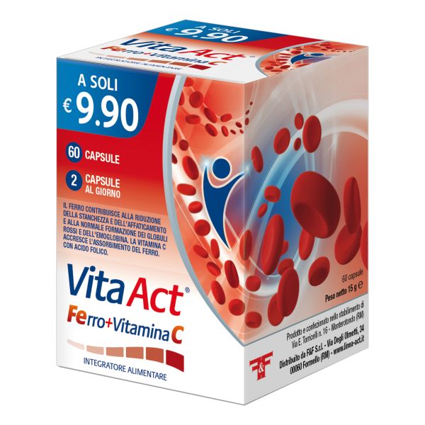 VITA ACT FERRO + VITAMINA C 60 CAPSULE