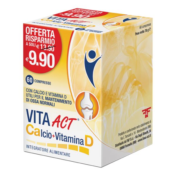 VITA ACT CALCIO + VITAMINA D 60 COMPRESSE