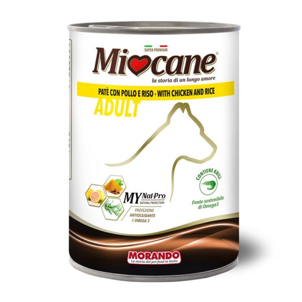 MORANDO MIOCANE PATE' POLLO E RISO 400G