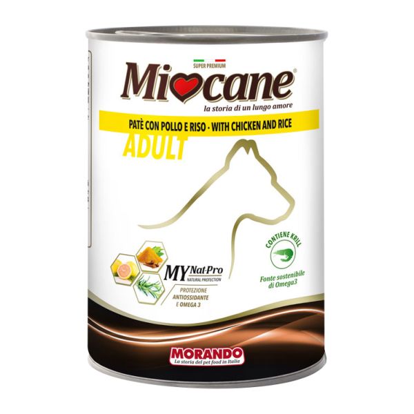 MORANDO MIOCANE PATE POLLO E RISO 400G