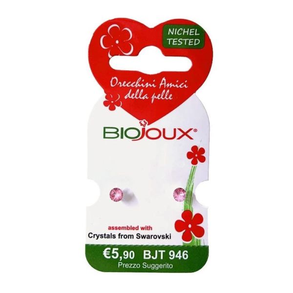 ORECCHINI SWAROVSKI ROSE STAINLESS STEEL BJT946