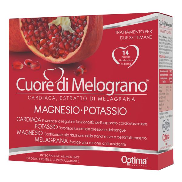 CUORE DI MELOGRANO MAGNESIO E POTASSIO 14 BUSTINE