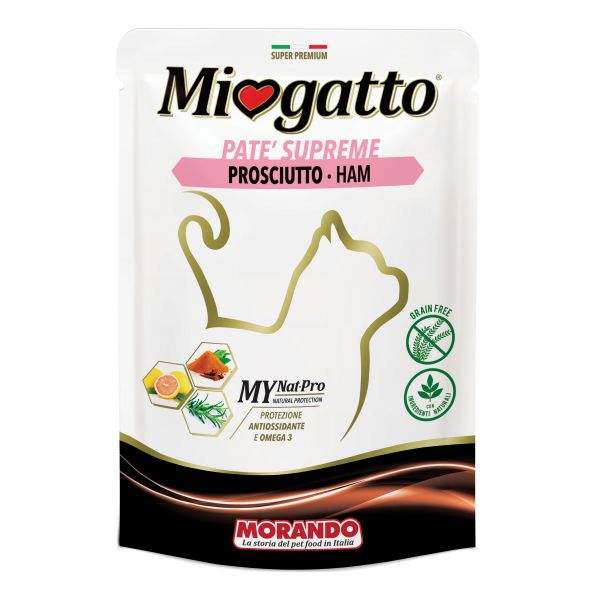 MORANDO MIOGATTO PATE SUPREME PROSCIUTTO 85G