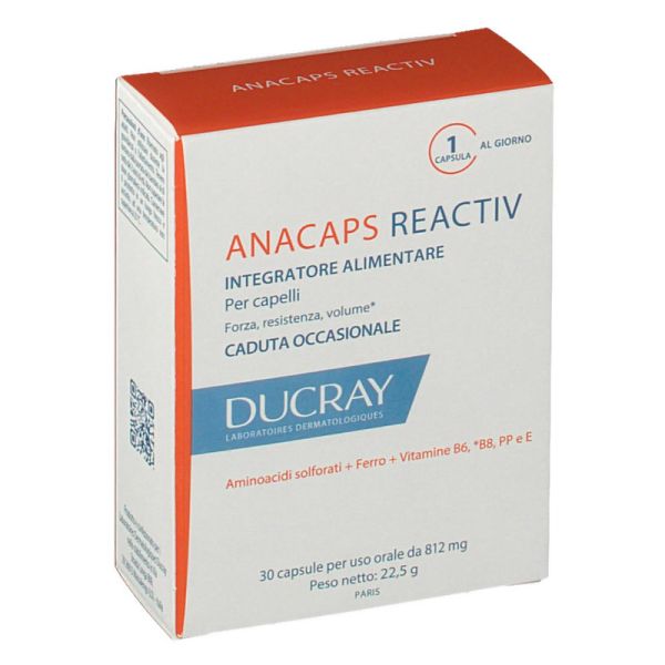 DUCRAY ANACAPS REACTIV INTEGRATORE CAPELLI 30 CPS