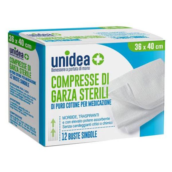 UNIDEA GARZA TNT 36 cm x 40 cm X 12 PZ