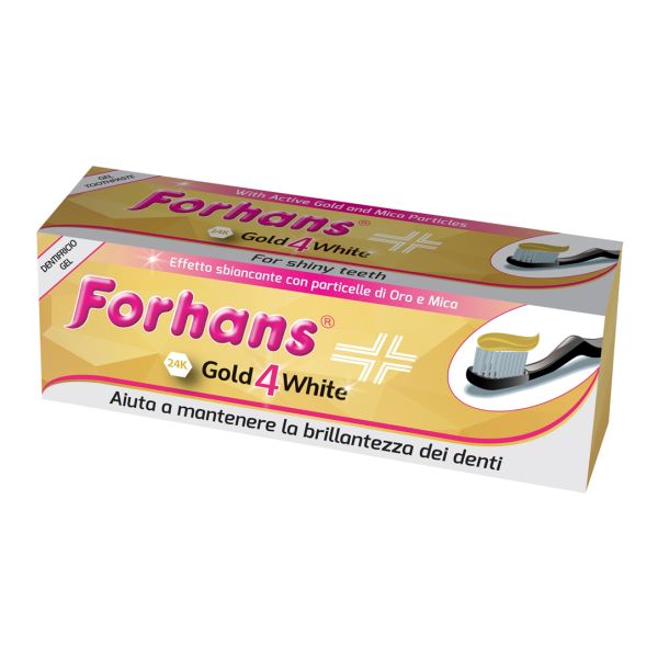 FORHANS GOLD4WHITE DENTIFRICIO 75 ML