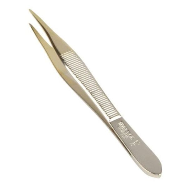 MORSER PINZETTA DORATA A PUNTA DA 9 CM